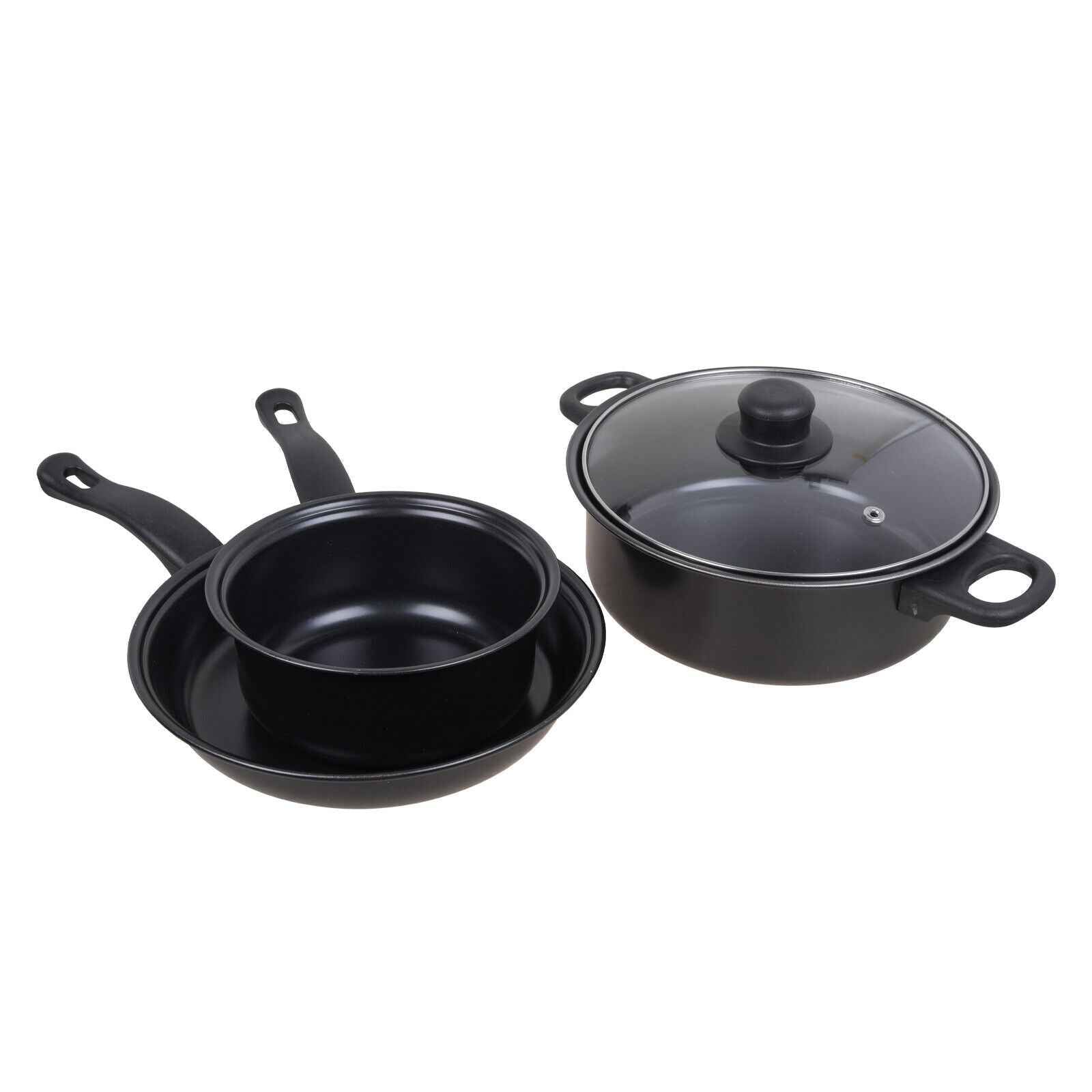 13pcs Cookware Set Pan Pot Non Stick Saucepans Frying Pan Cookware Set Glass Lid