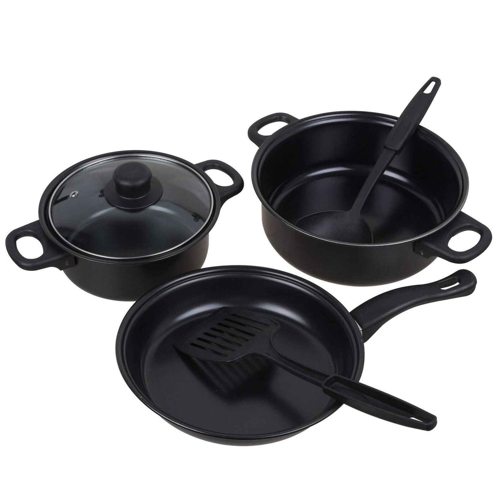 13pcs Cookware Set Pan Pot Non Stick Saucepans Frying Pan Cookware Set Glass Lid