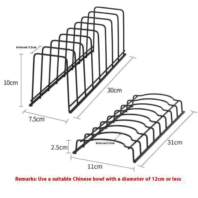 Stainless Steel Kitchen Dish Storage Rack