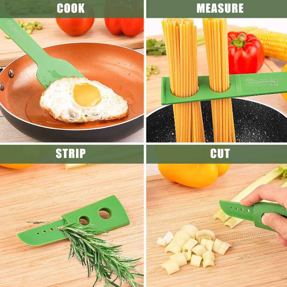 Multi-Function Kitchen Spatula and Pasta Spoon